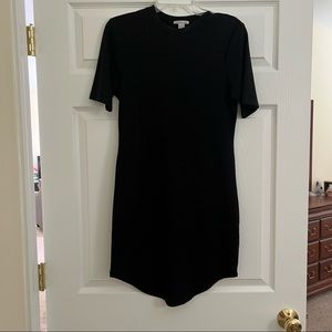 Black cotton dress